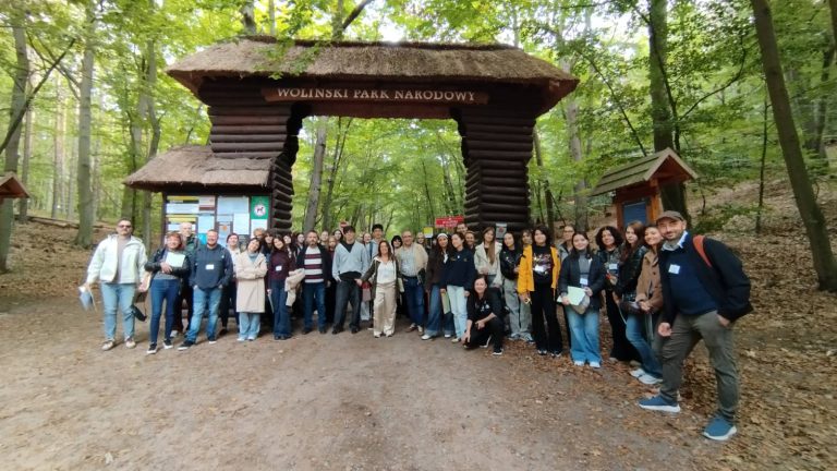Participants of the 4th Transnational Meeting at Wolin National Park.